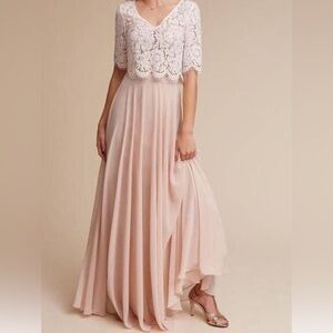 Jenny Yoo Hampton Maxi Skirt Size 4